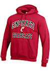 Main image for Mens Cincinnati Bearcats Red Champion Number One Graphic Hooded Sweatshirt