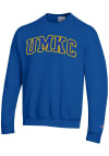 Main image for Champion UMKC Roos Mens Blue Versa Twill Long Sleeve Crew Sweatshirt