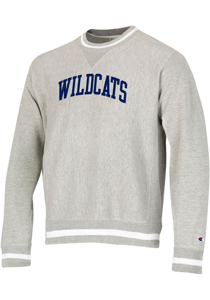 Champion Villanova Wildcats Mens GREY Vintage Wash Reverse