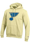 Main image for Champion St Louis Blues Mens Gold Primary Logo Long Sleeve Hoodie