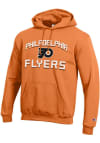 Main image for Champion Philadelphia Flyers Mens Orange Heart and Soul Long Sleeve Hoodie