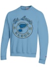 Main image for Champion St Louis Blues Mens Blue Powerblend Long Sleeve Crew Sweatshirt