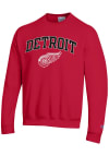 Main image for Champion Detroit Red Wings Mens Red ARCH NAME Long Sleeve Crew Sweatshirt