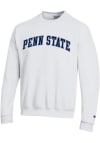 Main image for Champion Penn State Nittany Lions Mens White Arch Name Powerblend Long Sleeve Crew Sweatshirt