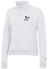 Main image for Womens K-State Wildcats White Champion Powerblend Qtr Zip