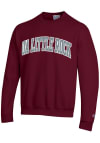 Main image for Champion U of A at Little Rock Trojans Mens Maroon Twill Arch Name Long Sleeve Crew Sweatshirt