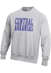 Main image for Champion Central Arkansas Bears Mens Grey Arch Name Reverse Weave Long Sleeve Crew Sweatshirt