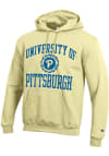 Main image for Champion Pitt Panthers Mens Yellow No 1 Graphic Long Sleeve Hoodie