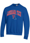 Main image for Champion Louisiana Tech Bulldogs Mens Blue Arch Mascot Long Sleeve Crew Sweatshirt