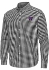Main image for Mens Washington Huskies Black Antigua Ellis Long Sleeve Dress Shirt