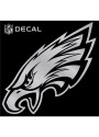 Philadelphia Eagles Metallic Auto Decal - Silver