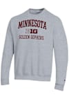 Main image for Mens Minnesota Golden Gophers Grey Champion Big Ten Powerblend Crew Sweatshirt