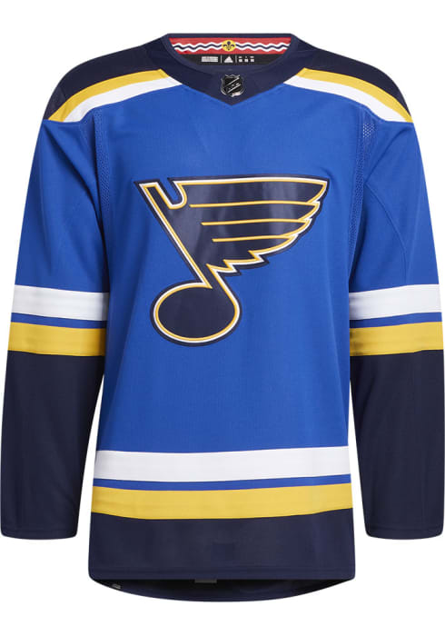 Adidas St Louis Blues Mens Blue Primegreen Hockey Jersey