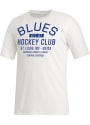 St Louis Blues Adidas Zero Dye T Shirt - White