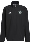 Main image for Adidas Dallas Stars Mens Black Sport Long Sleeve Qtr Zip Pullover