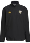 Main image for Adidas Pittsburgh Penguins Mens Black Sport Long Sleeve 1/4 Zip Pullover