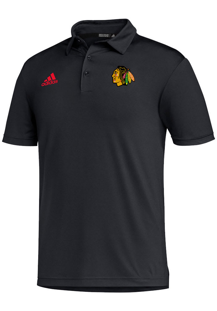 adidas Chicago Blackhawks Golf Short Sleeve Polo