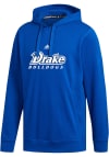 Main image for Adidas Drake Bulldogs Mens Blue Fleece Long Sleeve Hoodie
