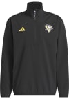 Main image for Adidas Pittsburgh Penguins Mens Black Heavyweight Long Sleeve Qtr Zip Pullover