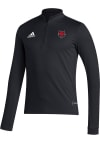 Main image for Adidas Arkansas State Red Wolves Mens Black Entrada Long Sleeve 1/4 Zip Pullover