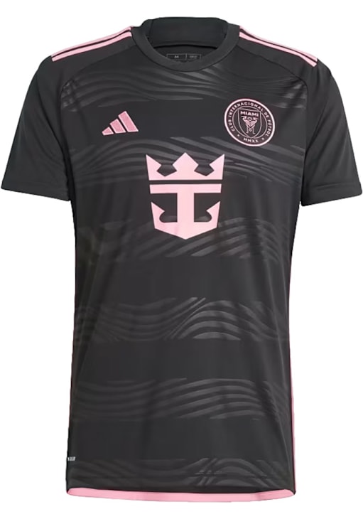 Lionel Messi Inter Miami CF Mens Replica Soccer BLACK Away Jersey