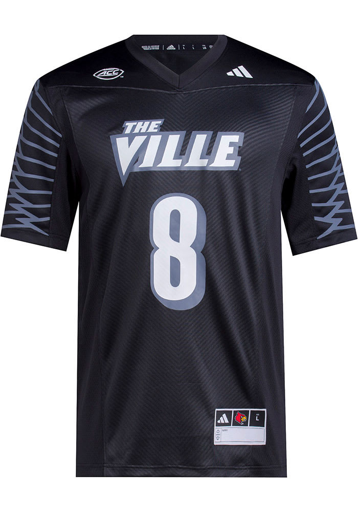 Adidas Louisville Cardinals Black Ghost Premier Jersey BLACK