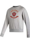 Main image for Mens Indiana Hoosiers Grey Adidas Vintage Meshin Around Crew Sweatshirt