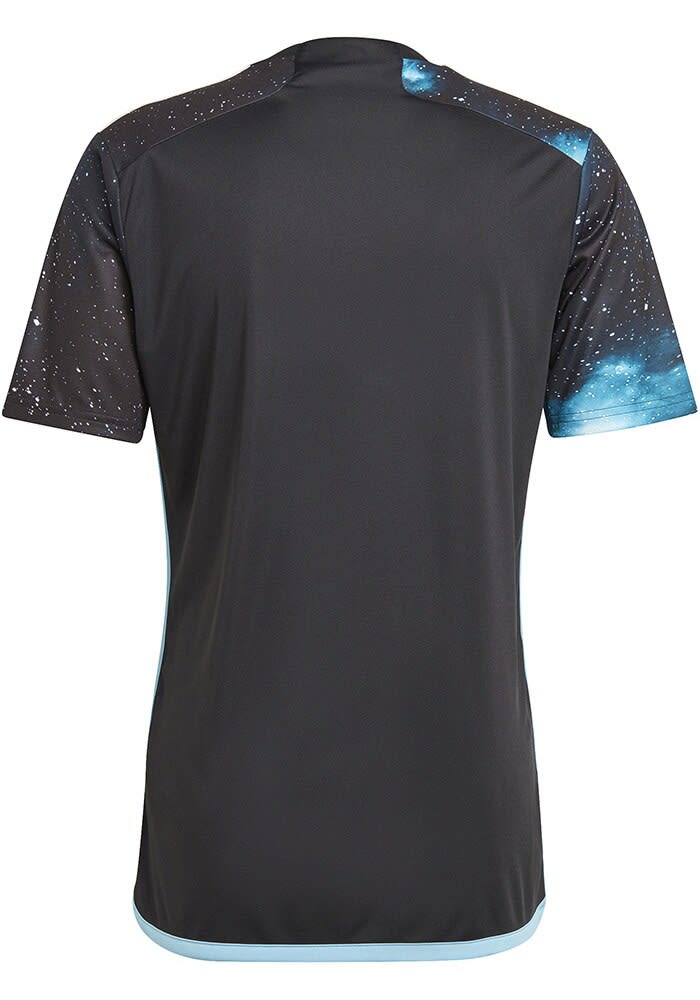 Minnesota United FC Mens Adidas Replica Soccer BLACK Home Jersey