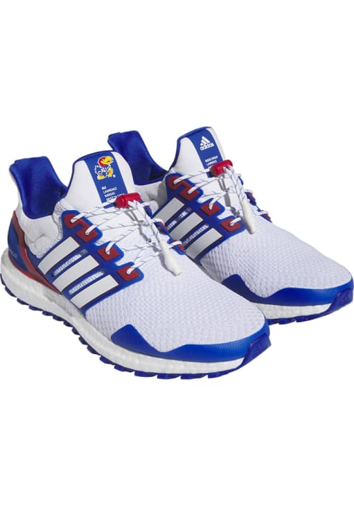 Kansas Jayhawks White Ultraboost 1.0 Mens Shoes