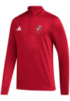Main image for Adidas Louisville Cardinals Mens Red Golf Long Sleeve 1/4 Zip Pullover