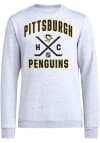 Main image for Adidas Pittsburgh Penguins Mens Grey HC in Charge Long Sleeve Crew Sweatshirt