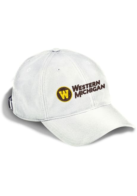 Adidas White Western Michigan Broncos Adjustable Adjustable Hat