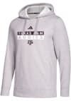 Main image for Adidas Texas A&M Aggies Mens Grey Fleece Long Sleeve Hoodie