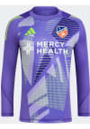 Main image for FC Cincinnati Mens Adidas Replica Soccer Tiro Goalkeeper Long Sleeve Jersey - Purple