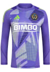 Main image for Philadelphia Union Mens Adidas Replica Soccer Tiro Goalkeeper Long Sleeve Jersey - Purple