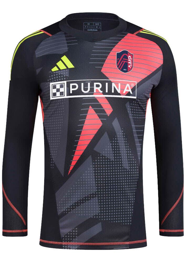 St Louis City SC Mens Adidas Replica Soccer BLACK Tiro