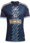 Main image for Philadelphia Union Mens Adidas Authentic Soccer Home Jersey - Navy Blue