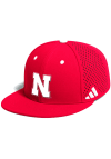 Main image for Adidas Nebraska Cornhuskers Mens Red On Field Baseball Fitted Hat