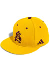 Main image for Adidas Arizona State Sun Devils Mens Gold On Field Baseball Fitted Hat