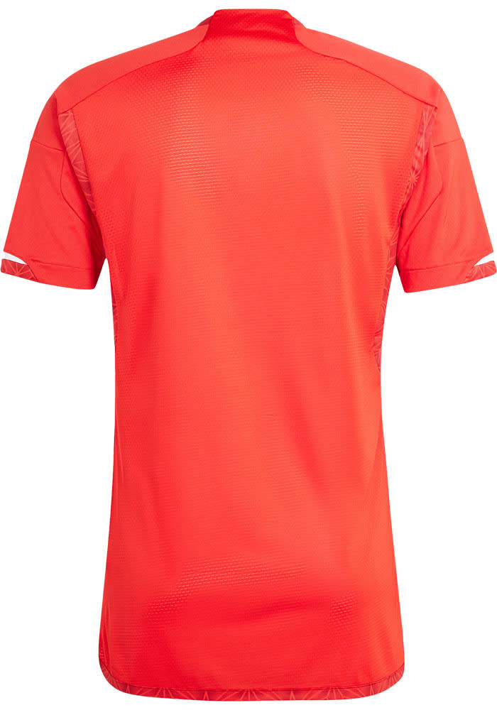 Chicago Fire Mens Adidas Authentic Soccer Red Home Jersey - 148503541