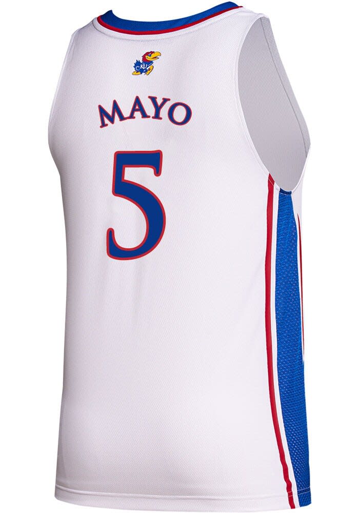 Zeke Mayo Kansas Jayhawks White NIL Game Jersey - 148503716