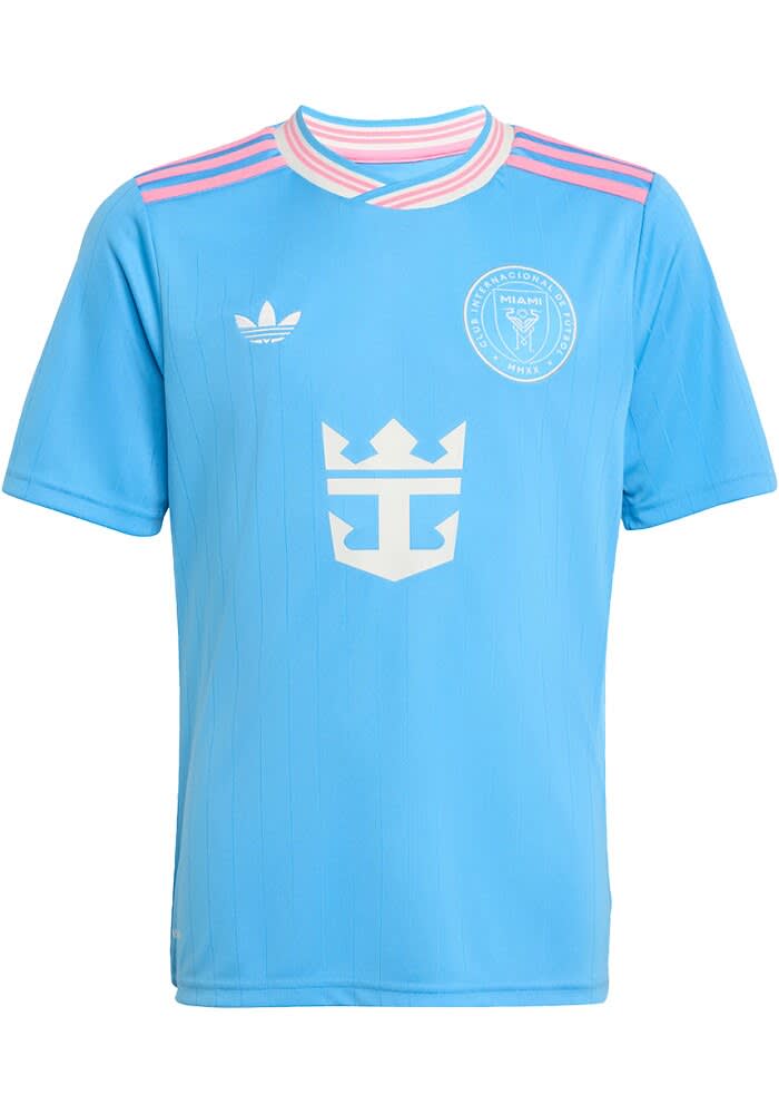 Lionel Messi Adidas Inter Miami CF Youth LIGHT BLUE Third Jersey