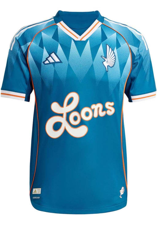 Minnesota United FC Mens Adidas Authentic Soccer Third Authentic Jersey - Navy Blue