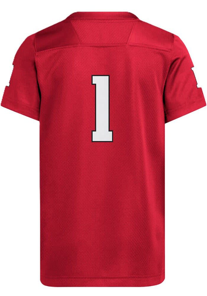 Adidas Youth CARDINAL Indiana Hoosiers Strategy Football Jersey