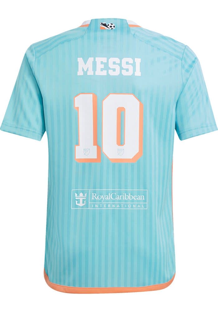 Lionel Messi Adidas Inter Miami CF Youth MINT 3rd Jersey Soccer
