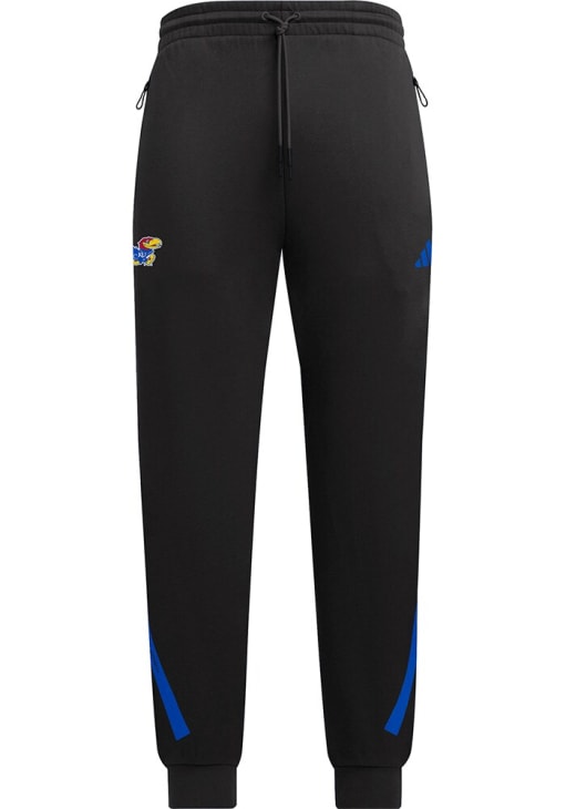 Adidas Kansas Jayhawks Mens Black ZNE Pants