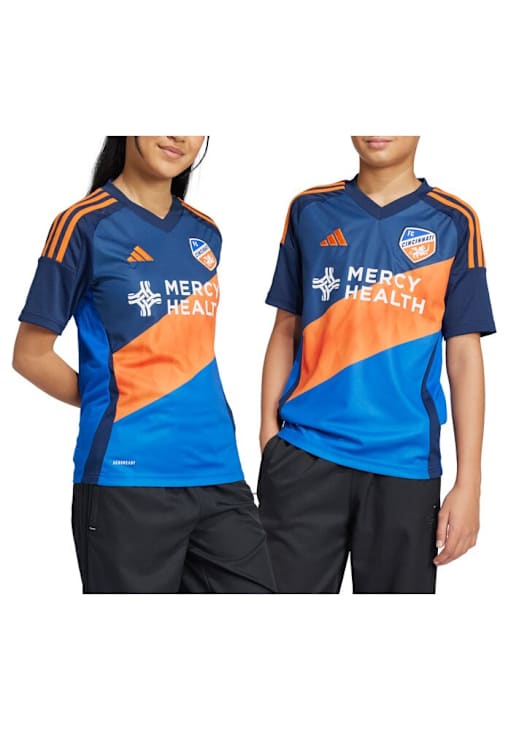 Adidas FC Cincinnati Youth Blue 25/26 Home Replica Soccer Jersey
