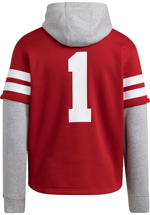 Hoodie Nebraska Football Apparel Adidas Adidas Nebraska