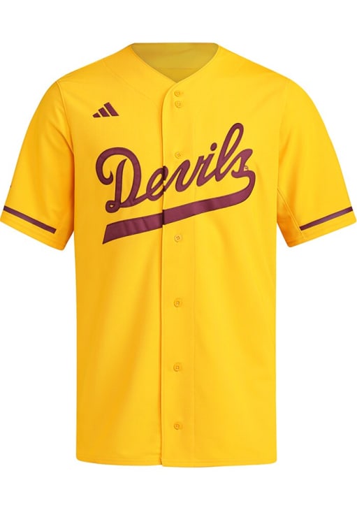 Adidas Arizona State Sun Devils Mens Gold Replica Jersey