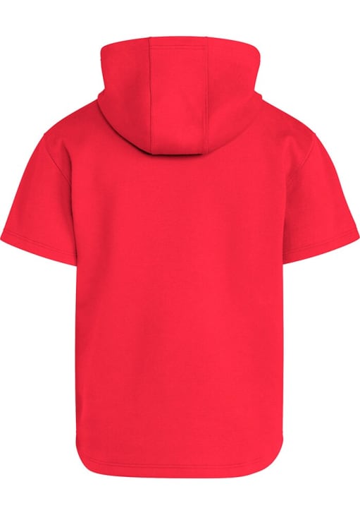 Adidas Nebraska Cornhuskers Red Dugout Short Sleeve Hoods